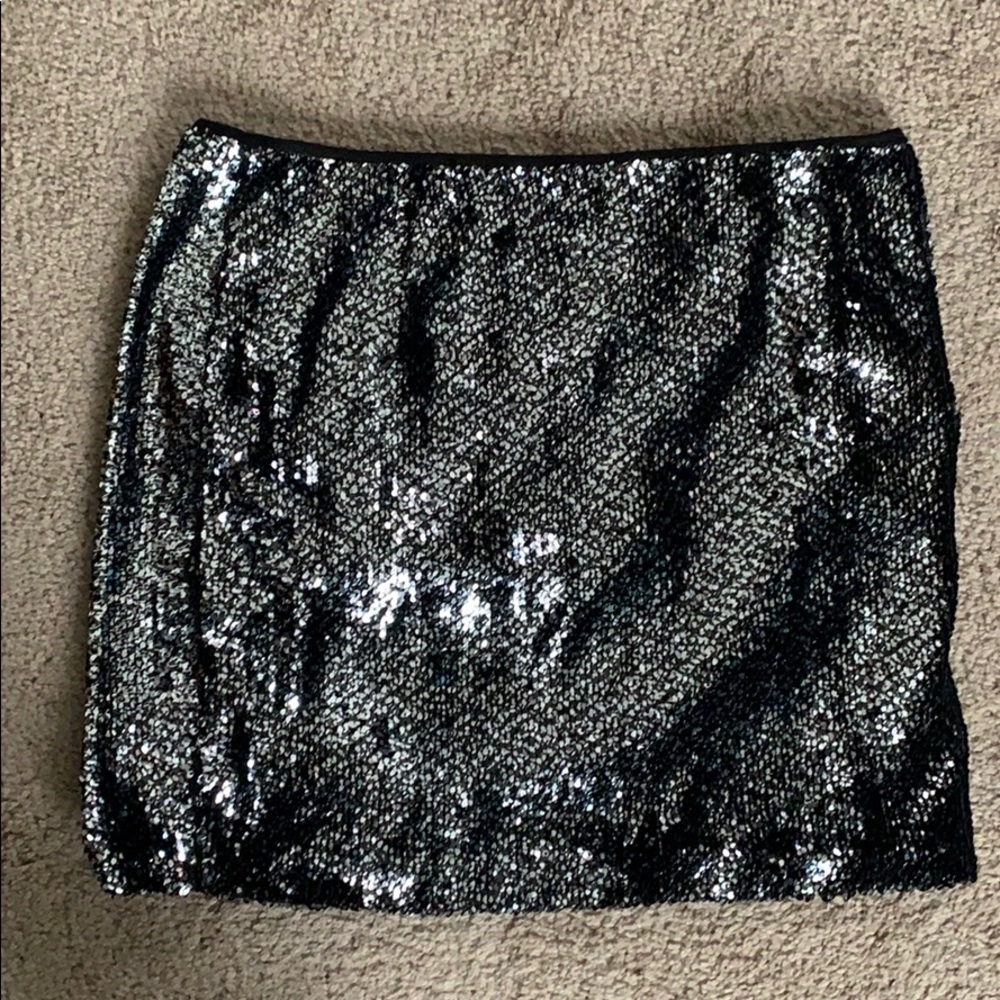 Sequin body con Mini skirt